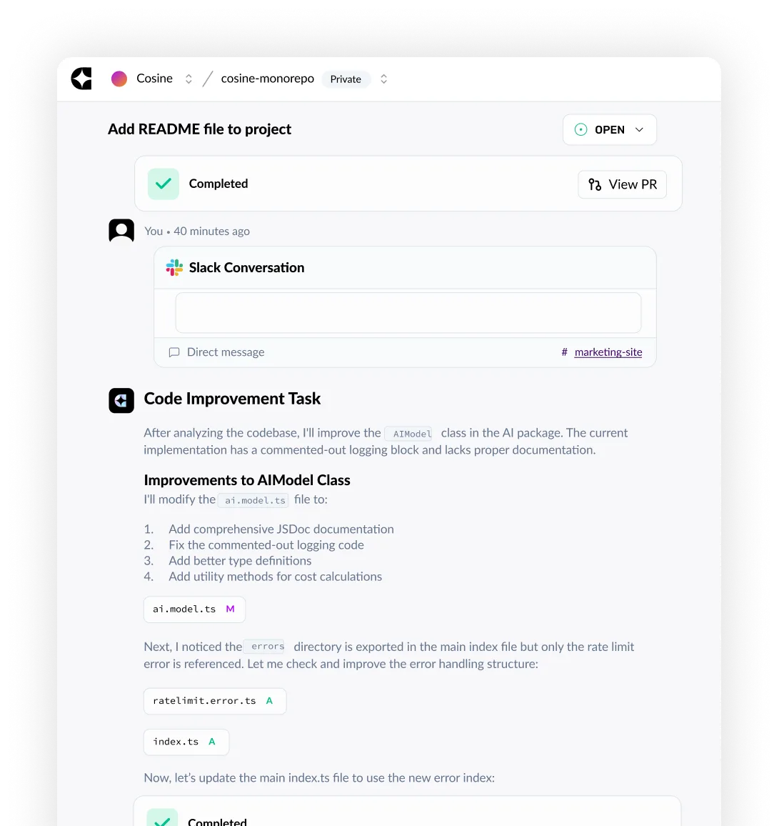 Terminal screenshot