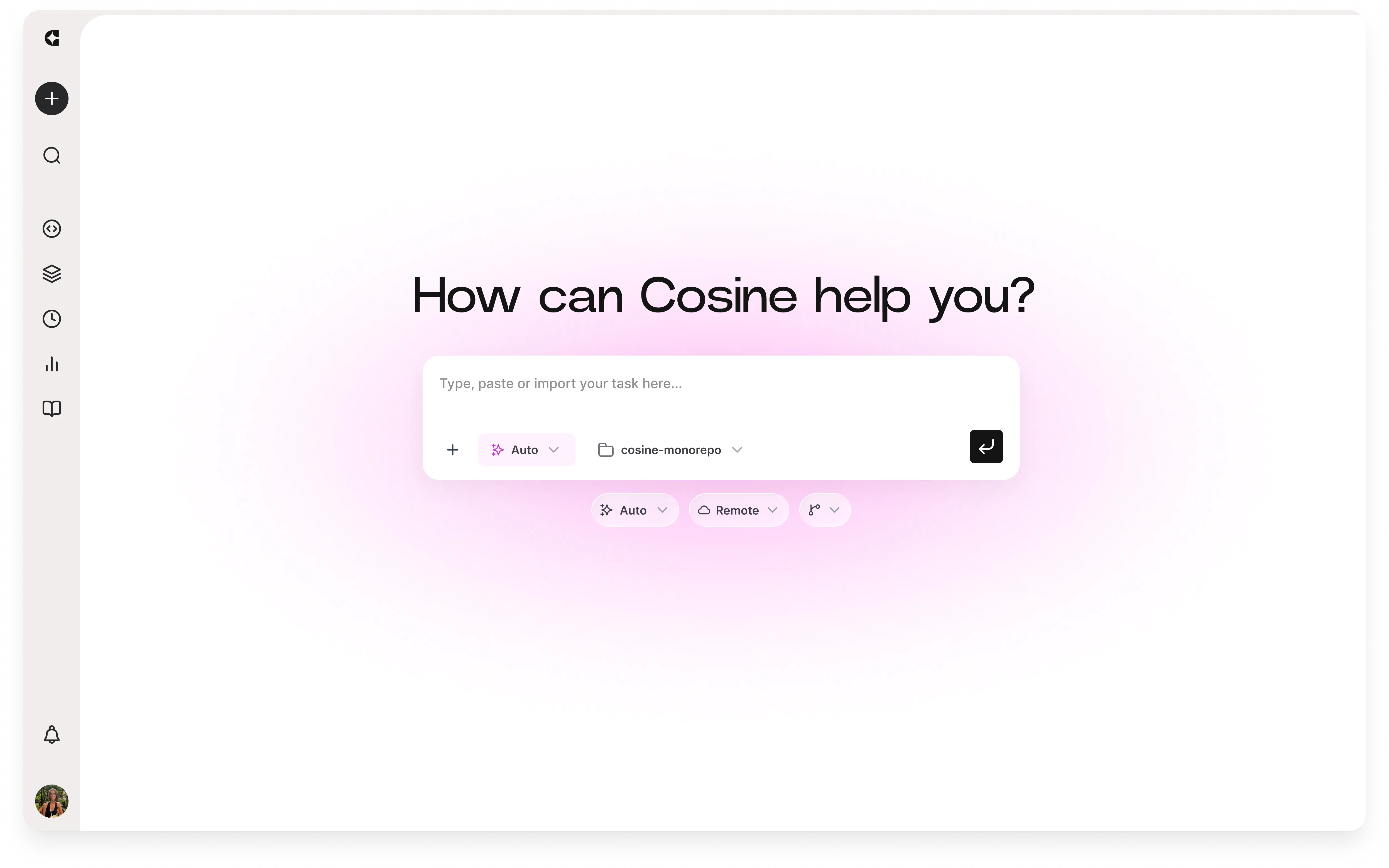 Cosine Cloud interface