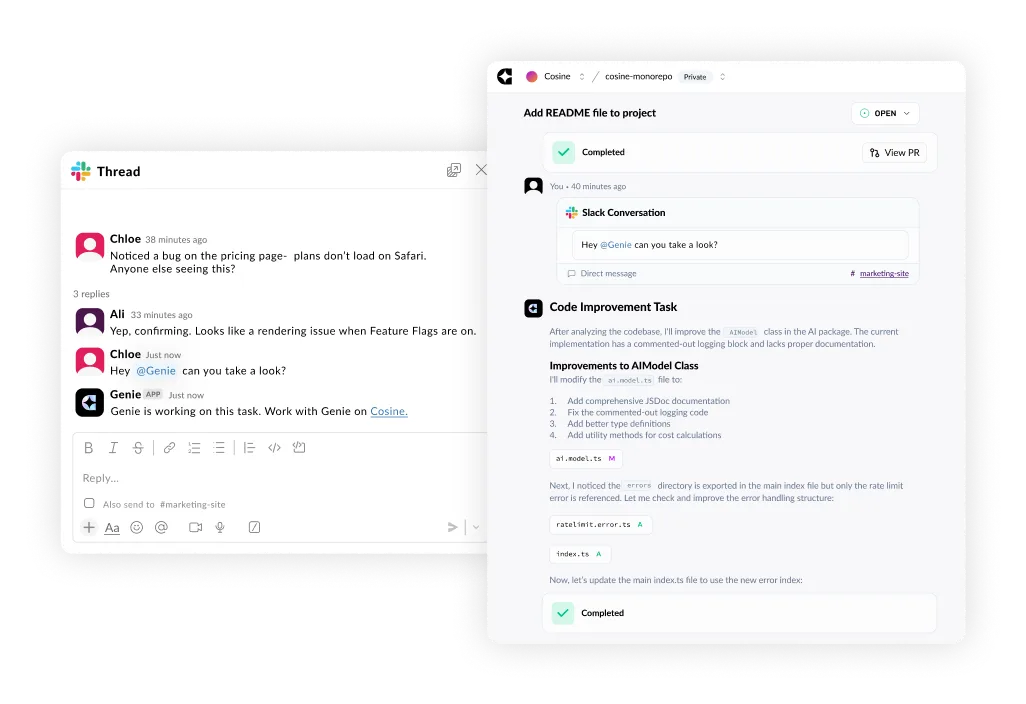 Slack integration