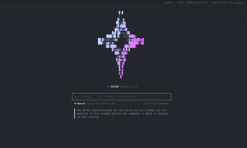 Cosine CLI in action
